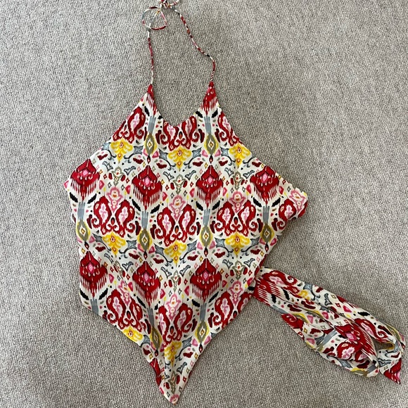 Alice+Olivia NWT Handkerchief halter top size L (Fits M-L chest) ❤️🔥 - Picture 7 of 8